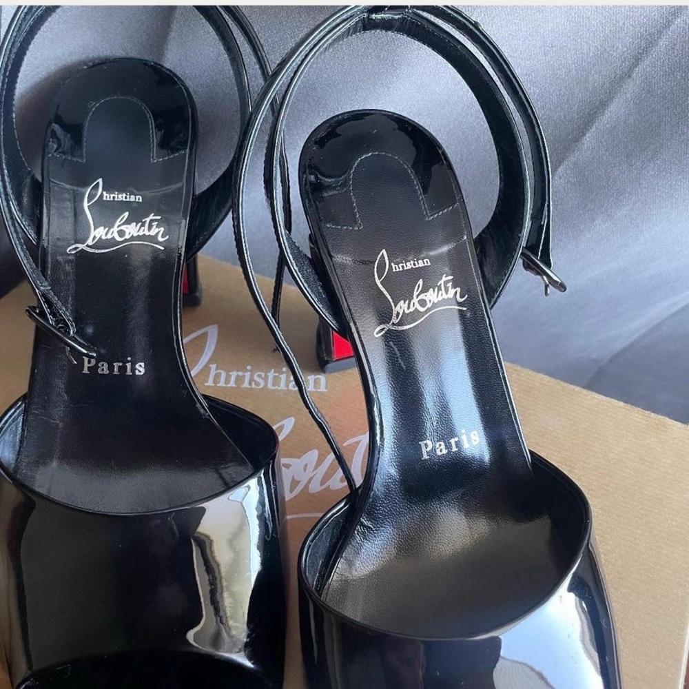 Christian Louboutin Glossy Black Heels